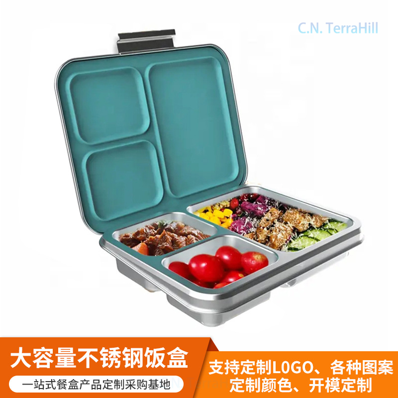 Bento Box - Lancheira Térmica de Aço Inoxidável 304