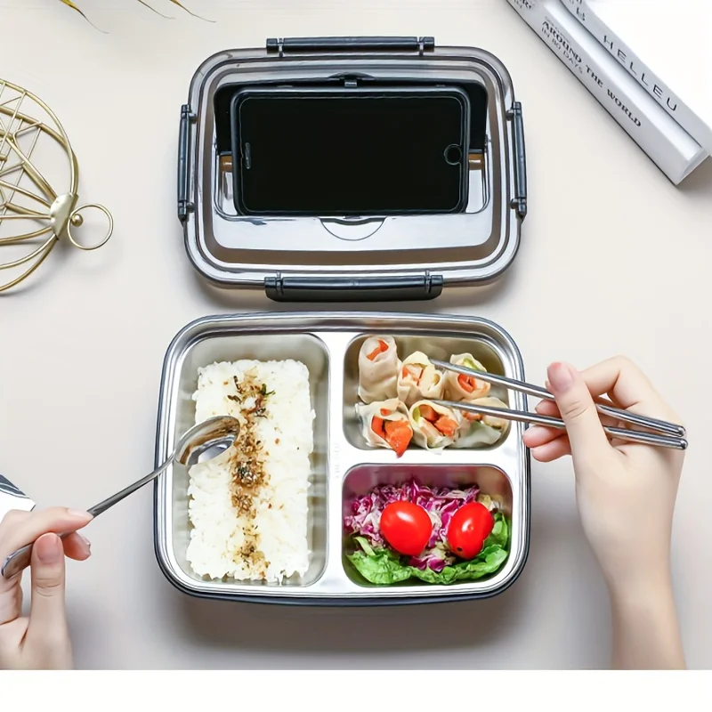 Bento Box - Recipiente Bento Fácil de Limpar para