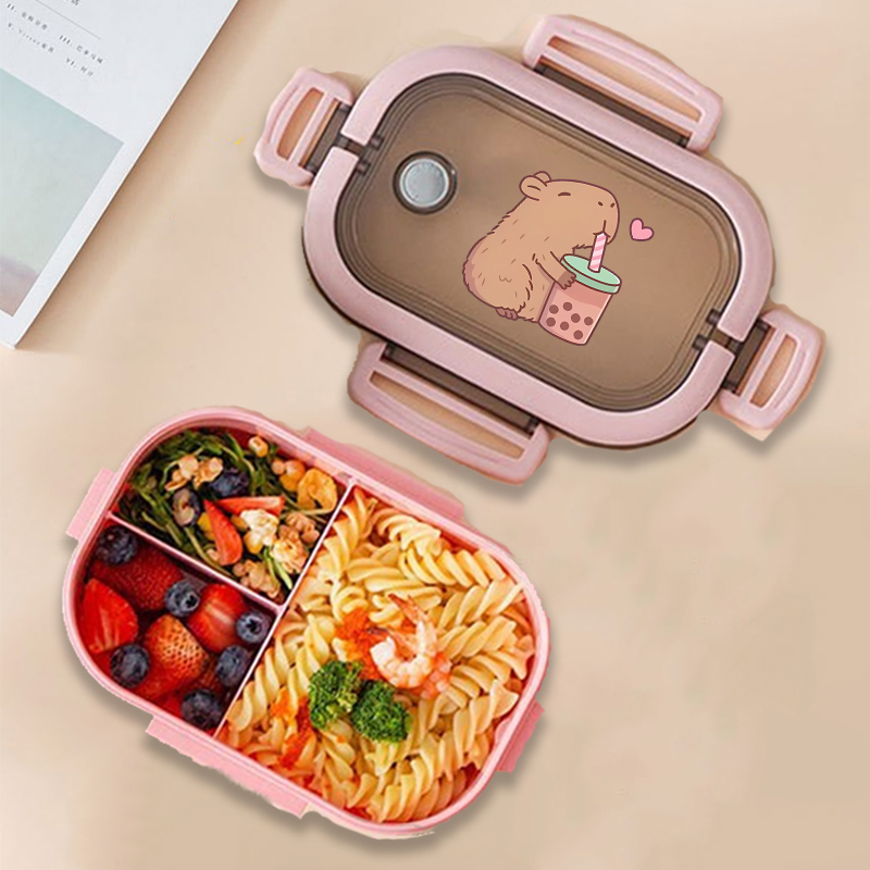 Bento Box - Capivara bento lancheira anime animais impressão