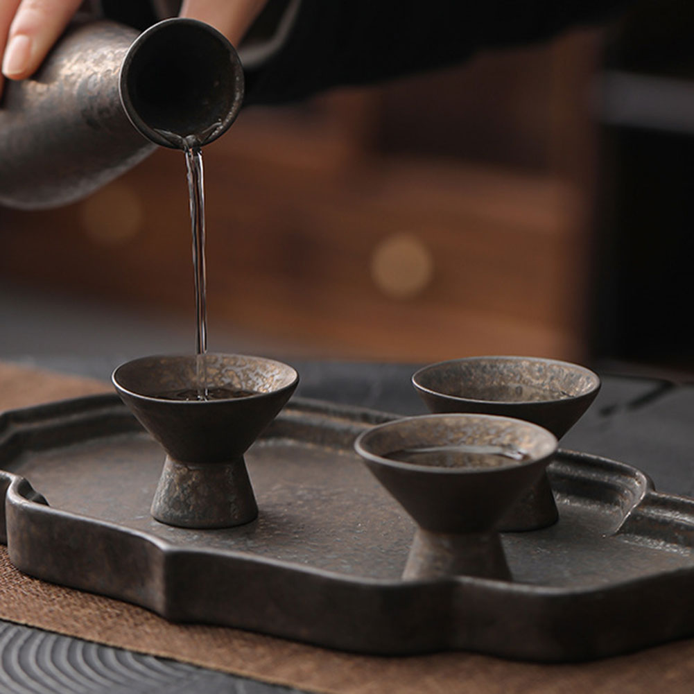 Japanese Pottery - Copo de vinho de cerâmica japonês,