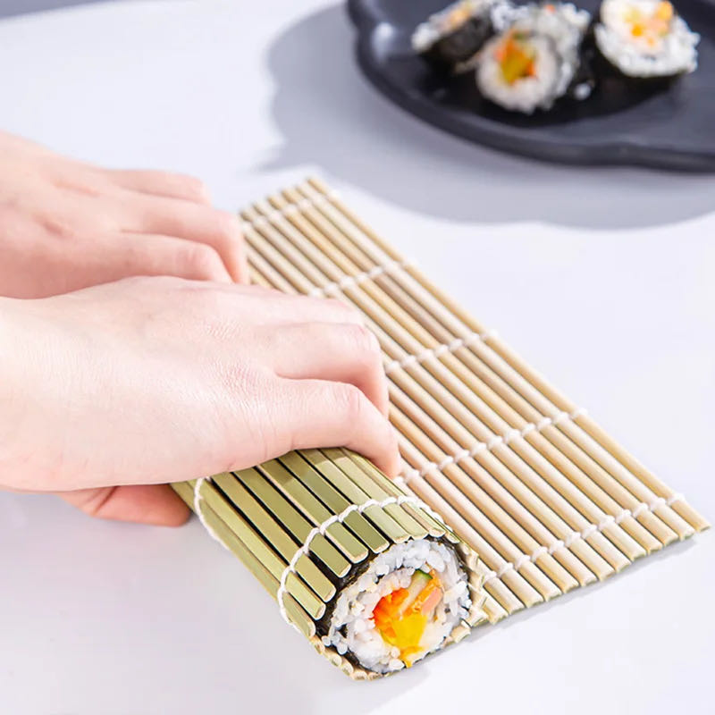 Sushi Making Kit - DIY Bamboo Sushi Maker, Rolling Mat,