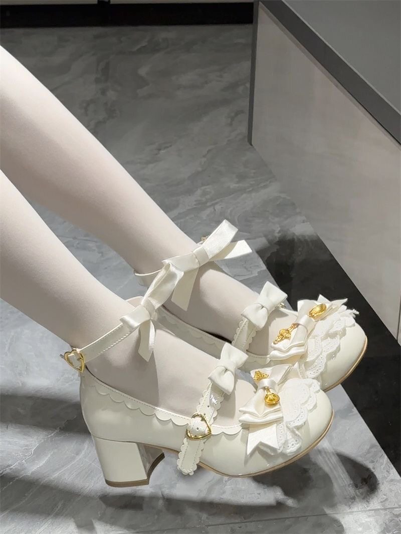 Sapatos Kawaii Lolita com Five - Japanese Tea avaliação e preço