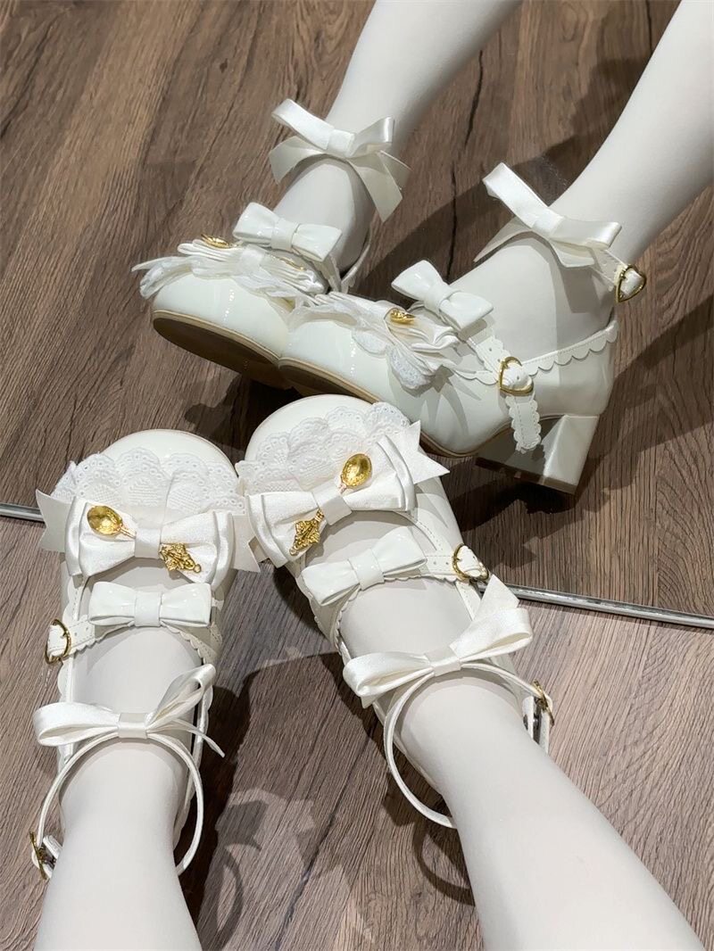 Sapatos Kawaii Lolita com Five - Japanese Tea avaliação e preço