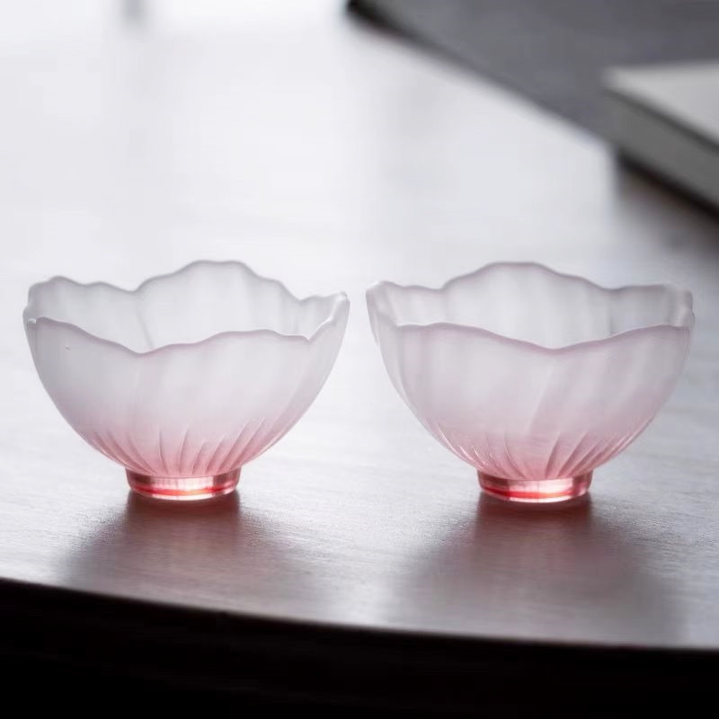 Tigela de vidro rosa estilo ja - Japanese Pottery avaliação e preço