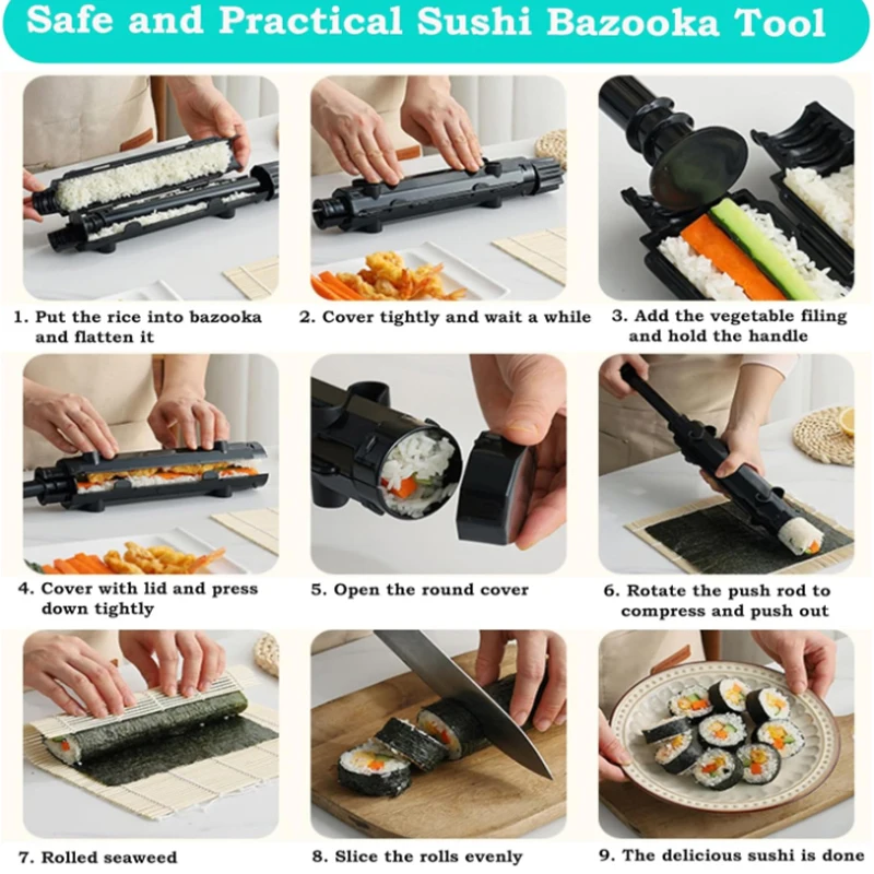 Kit para Fazer Sushi, Esteira  - Sushi Making Kit avaliação e preço