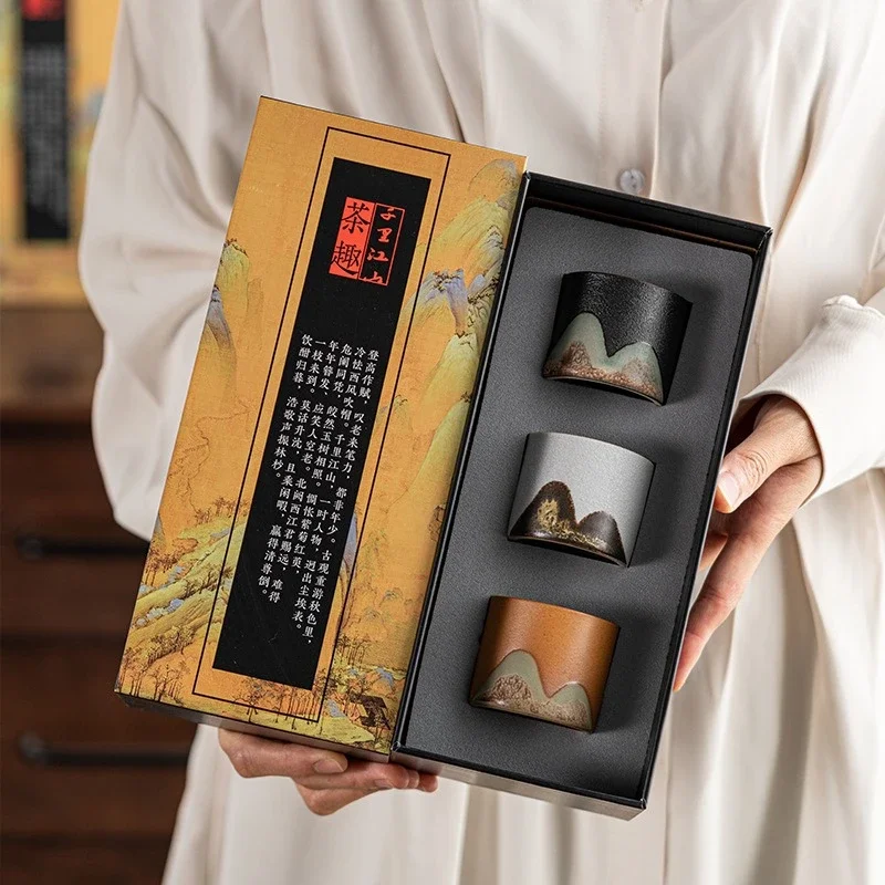 Caixa de presente, xícara de c - Japanese Pottery avaliação e preço