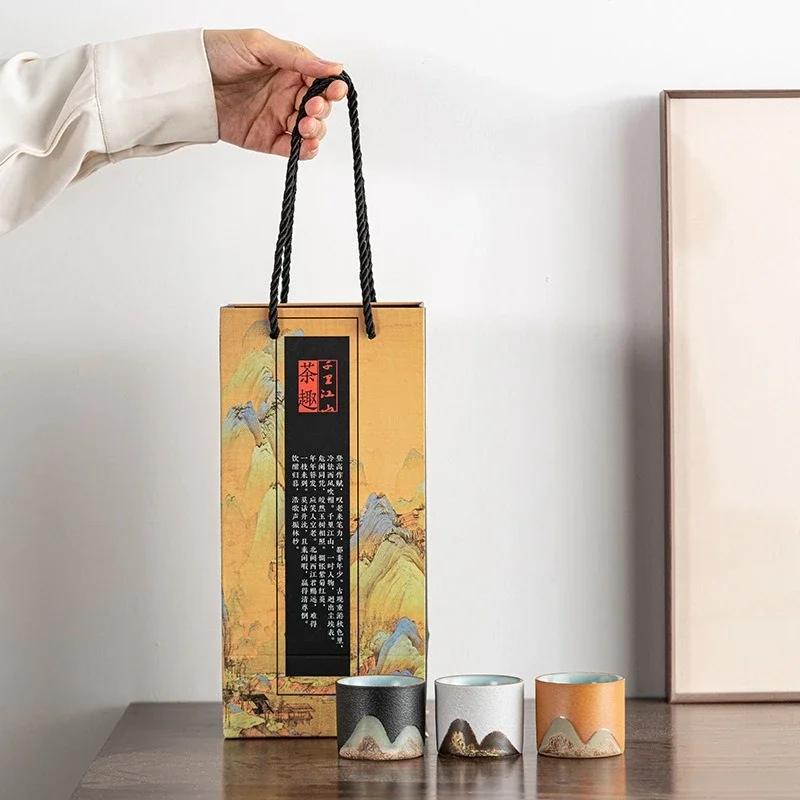 Caixa de presente, xícara de c - Japanese Pottery avaliação e preço