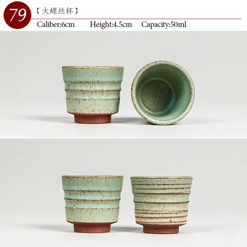 No.079 xícara de chá de cerâmi - Japanese Pottery avaliação e preço