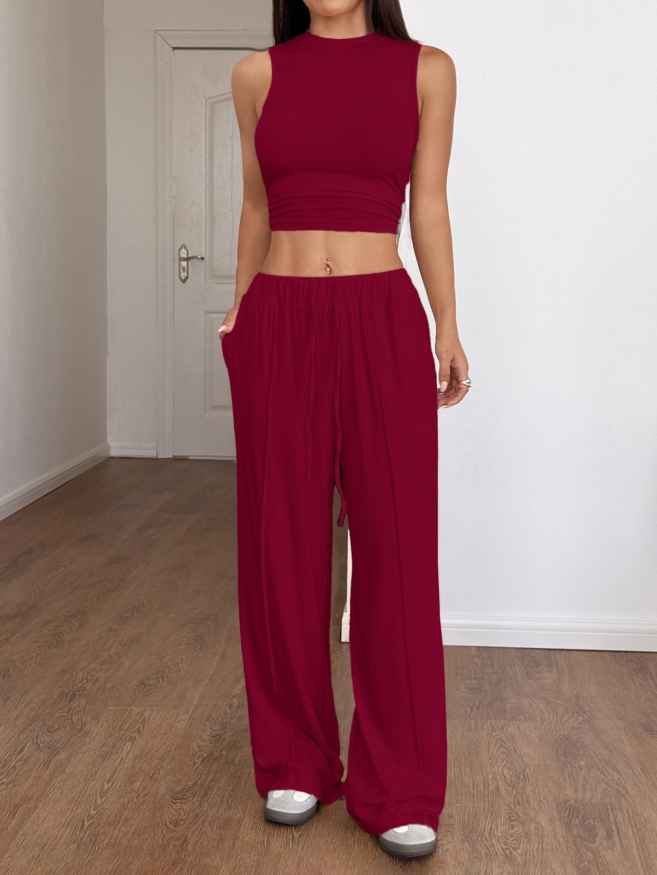 Conjunto de 2 Peças Verão Y2K: - Matcha avaliação e preço
