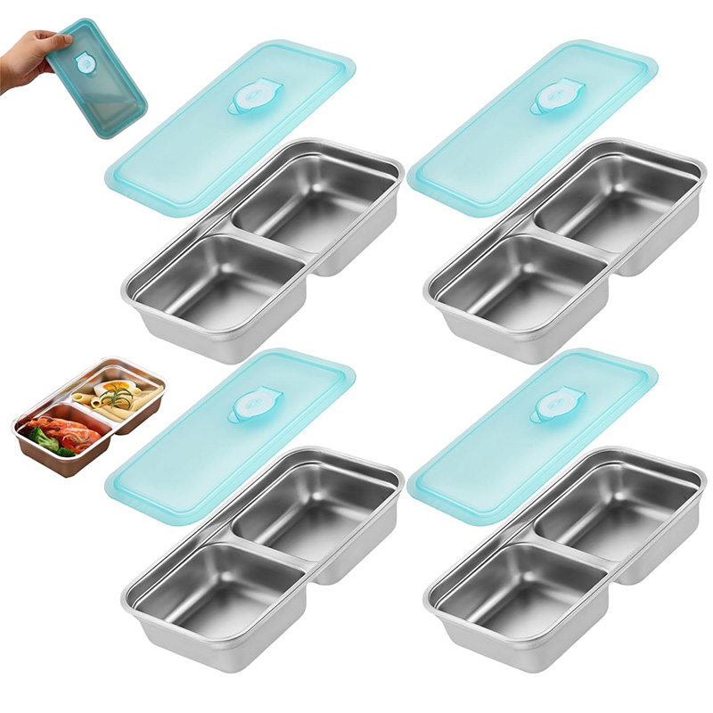 Portátil de aço inoxidável cai - Bento Box avaliação e preço