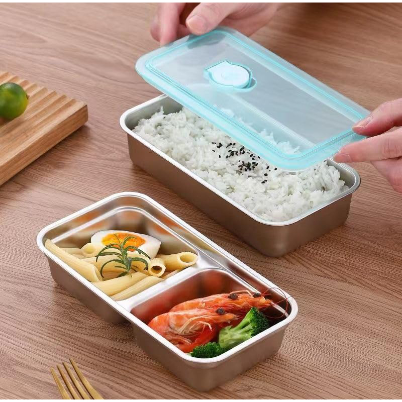 Portátil de aço inoxidável cai - Bento Box avaliação e preço