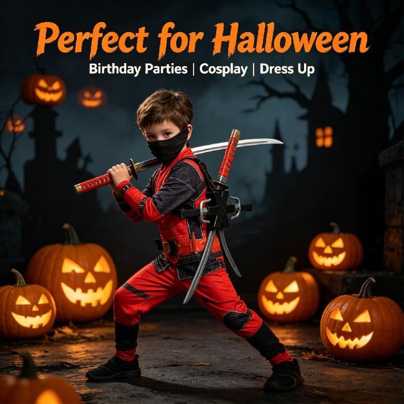 Halloween 1:1 Conjunto Ninja B - Japanese Knife avaliação e preço