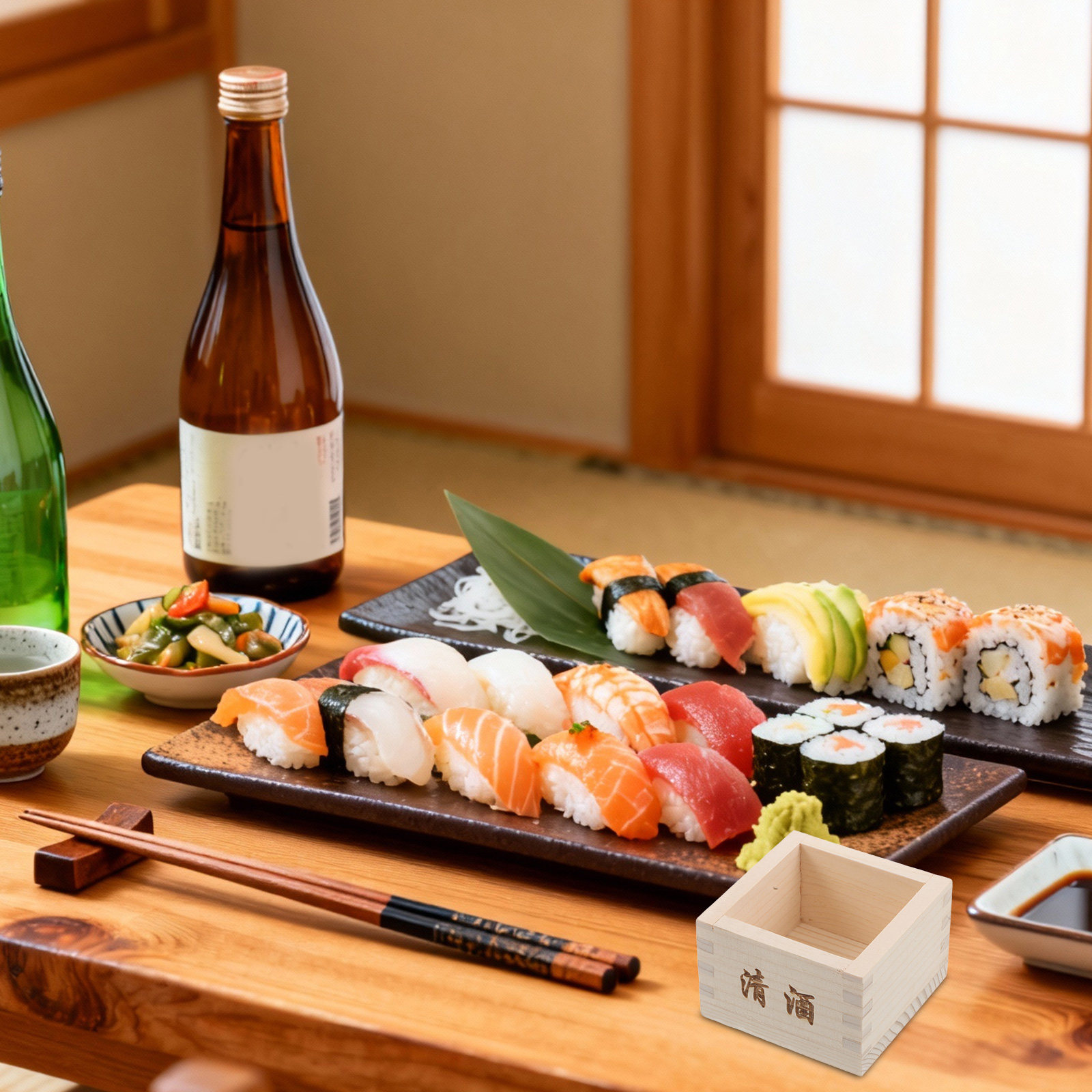 2 unidades de caixa de madeira - Japanese Restaurant Lifestyle avaliação e preço