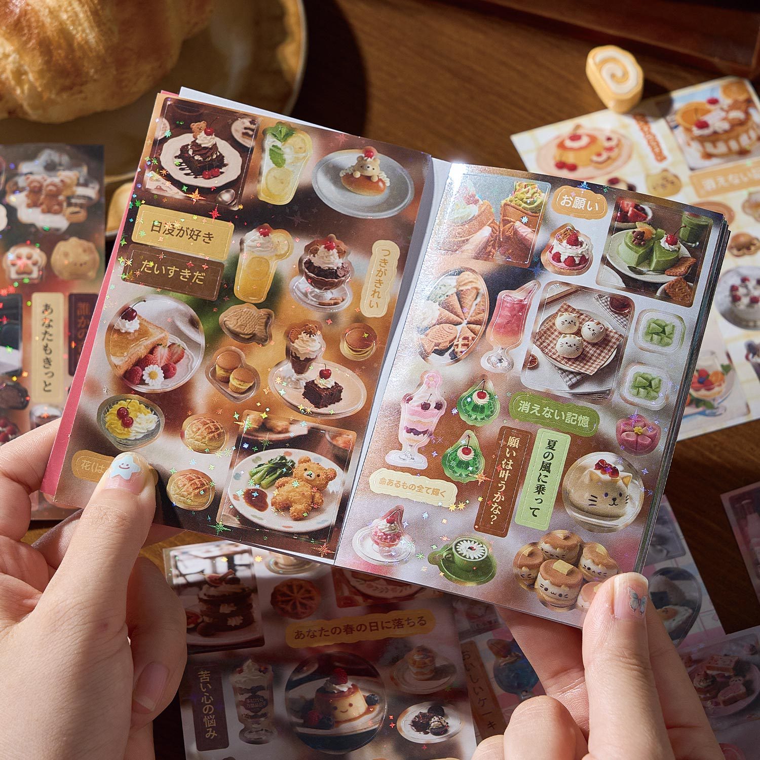 Livro de adesivos de membrana  - Japanese Snacks avaliação e preço