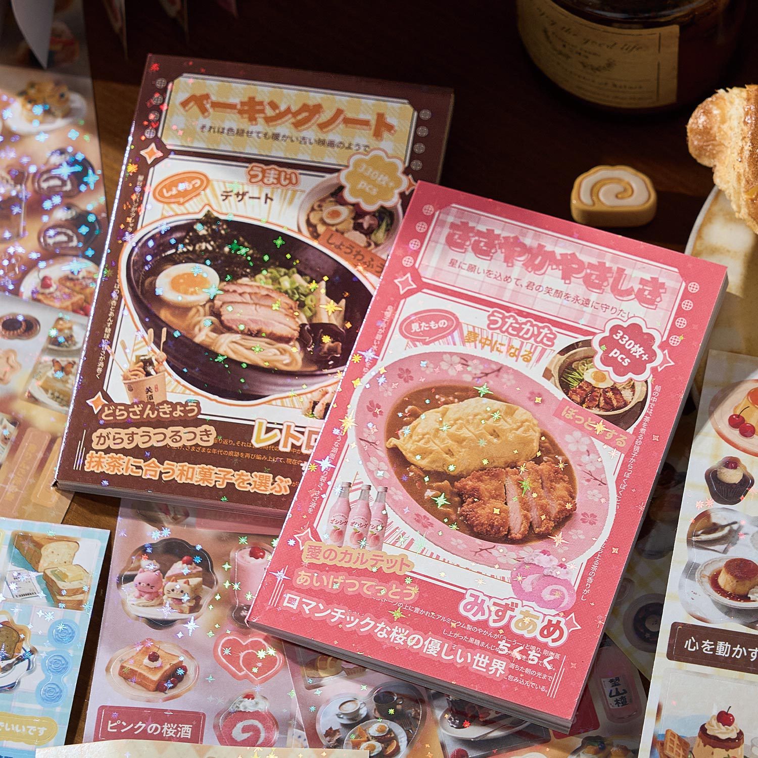 Livro de adesivos de membrana  - Japanese Snacks avaliação e preço