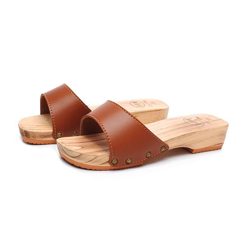 Chinelos de madeira femininos  - Geta Wooden Sandal avaliação e preço