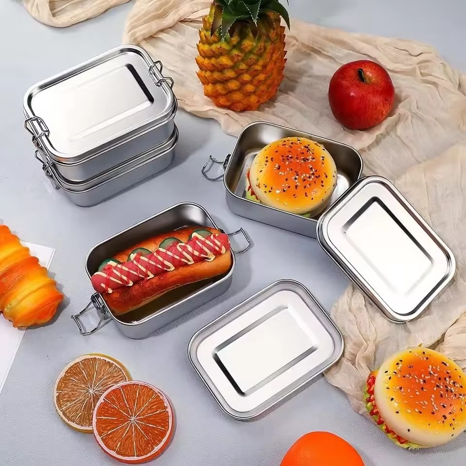 Caixa Bento Durável em Aço Ino - Bento Box avaliação e preço