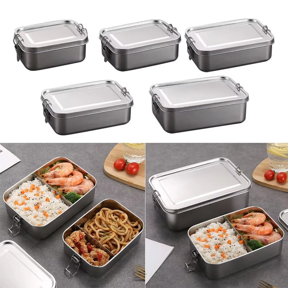 Caixa Bento Durável em Aço Ino - Bento Box avaliação e preço