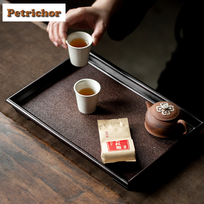 Bandeja de chá tecida de bambu - Japanese Snacks avaliação e preço