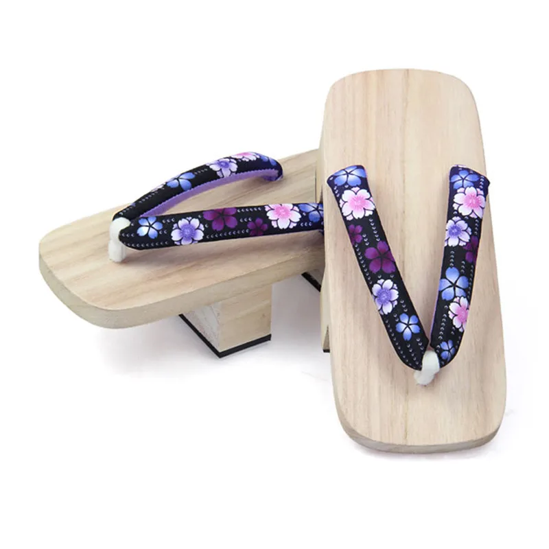 Cosplay sapatos femininos de s - Geta Wooden Sandal avaliação e preço